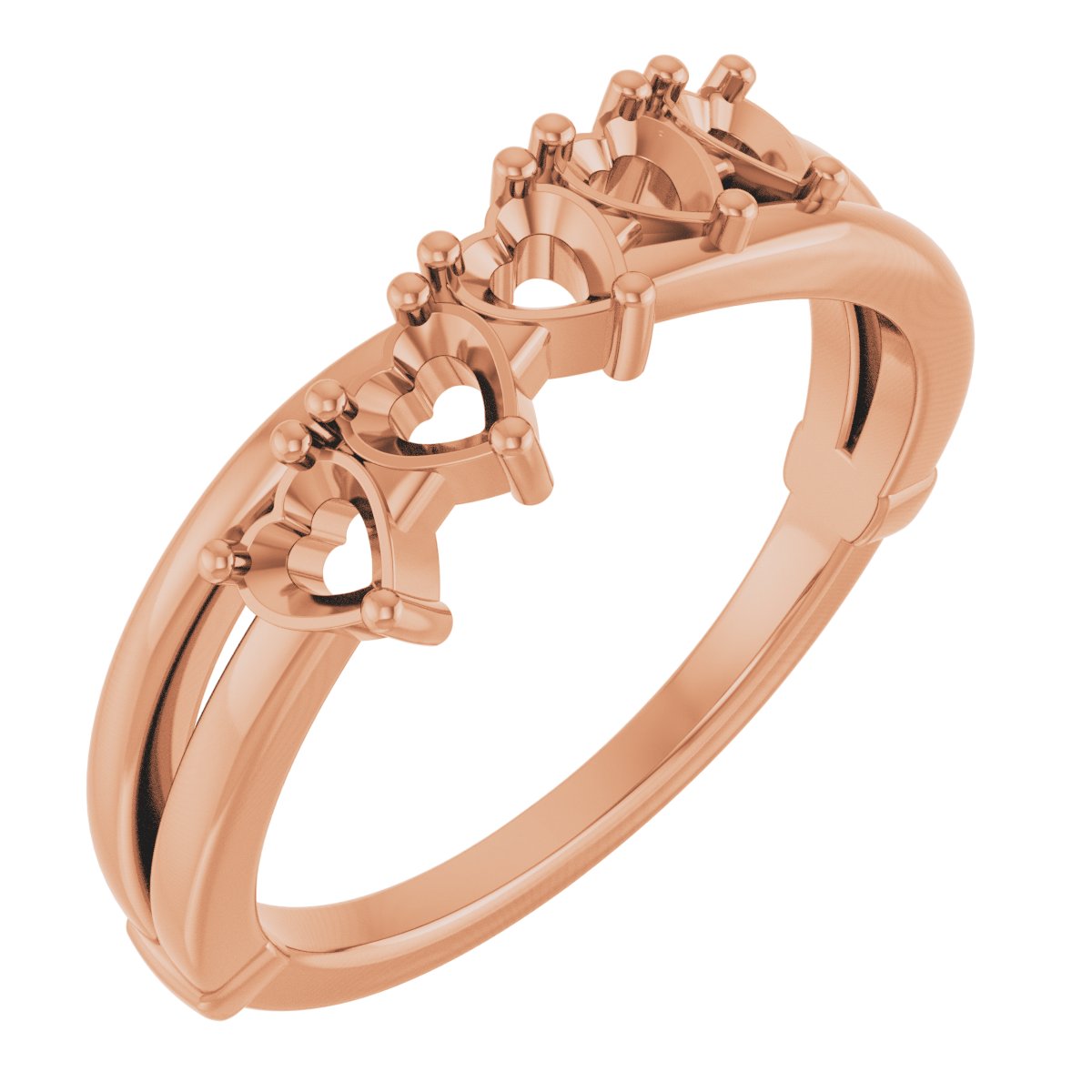 Lightweight Family Criss-Cross Ring