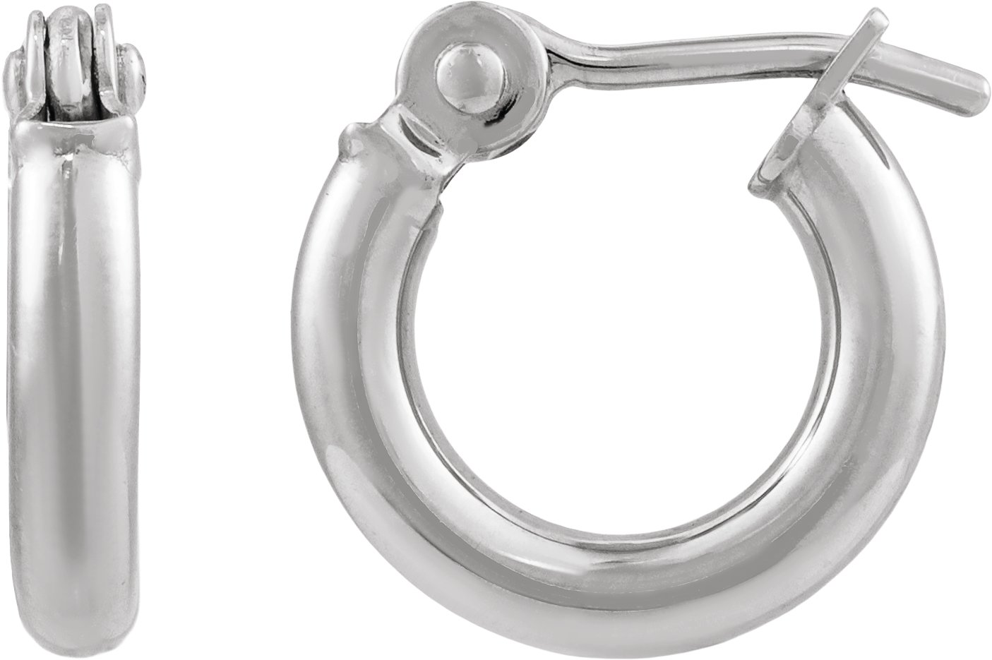 Tube Hoop Earrings