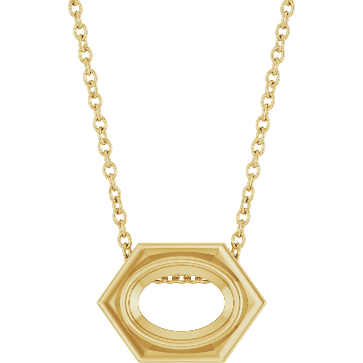 Bezel-Set Necklace or Pendant