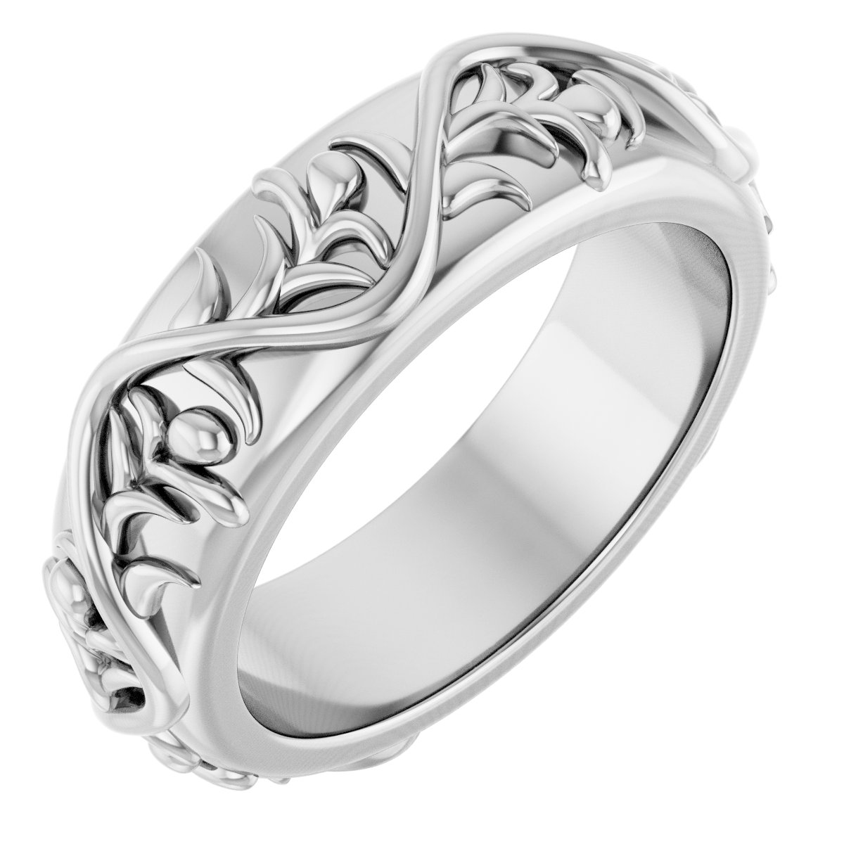 Sculptural Flat Band