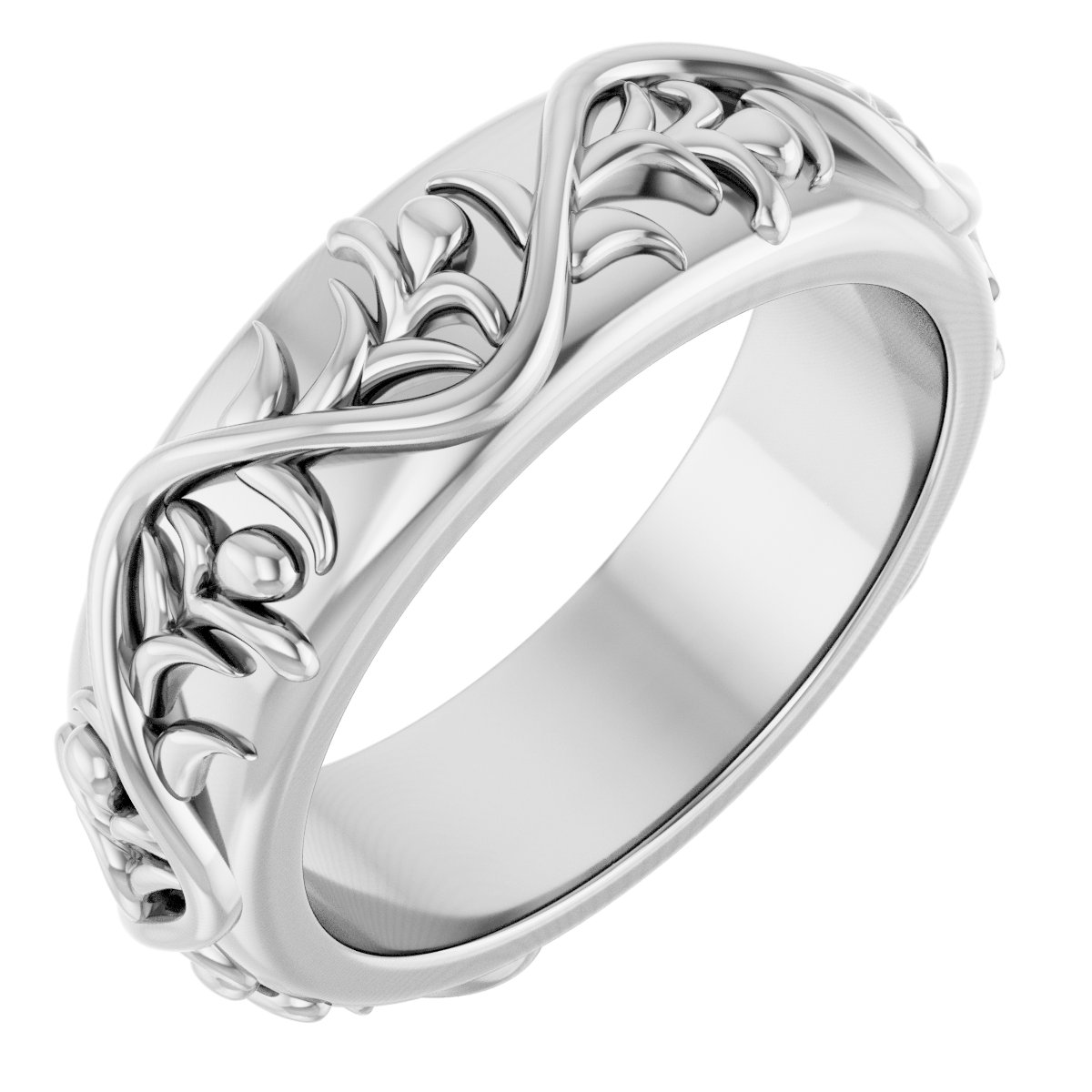 Sculptural Flat Band