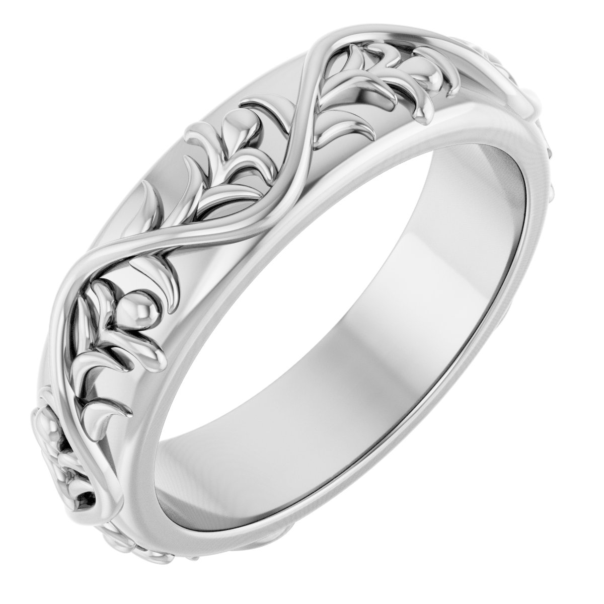 Sculptural Flat Band
