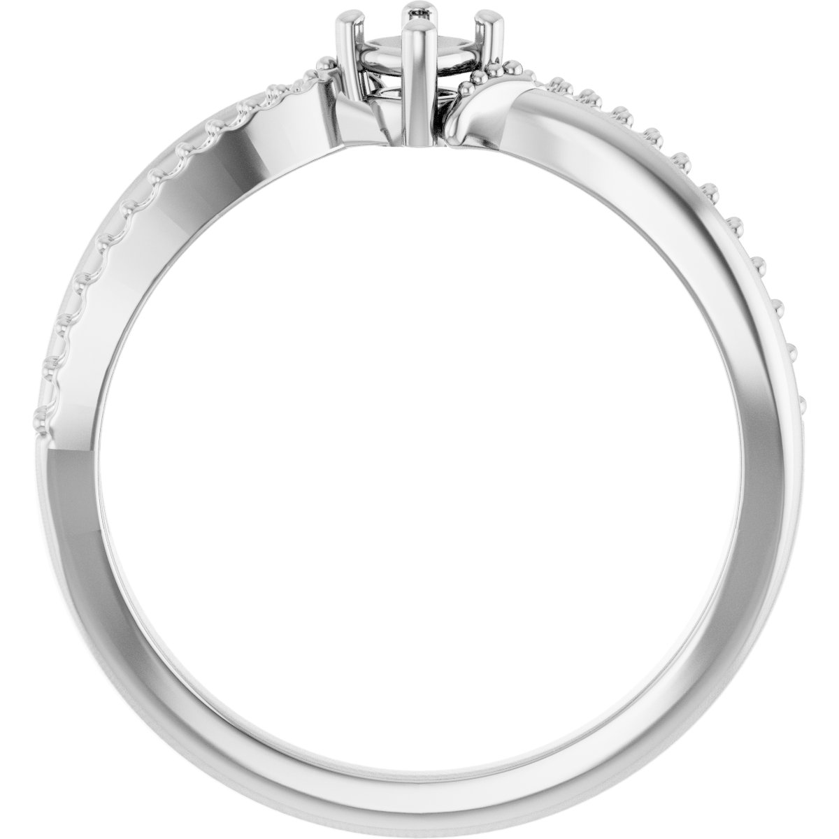 5.5x5.5 mm Square Ring Mounting view 2