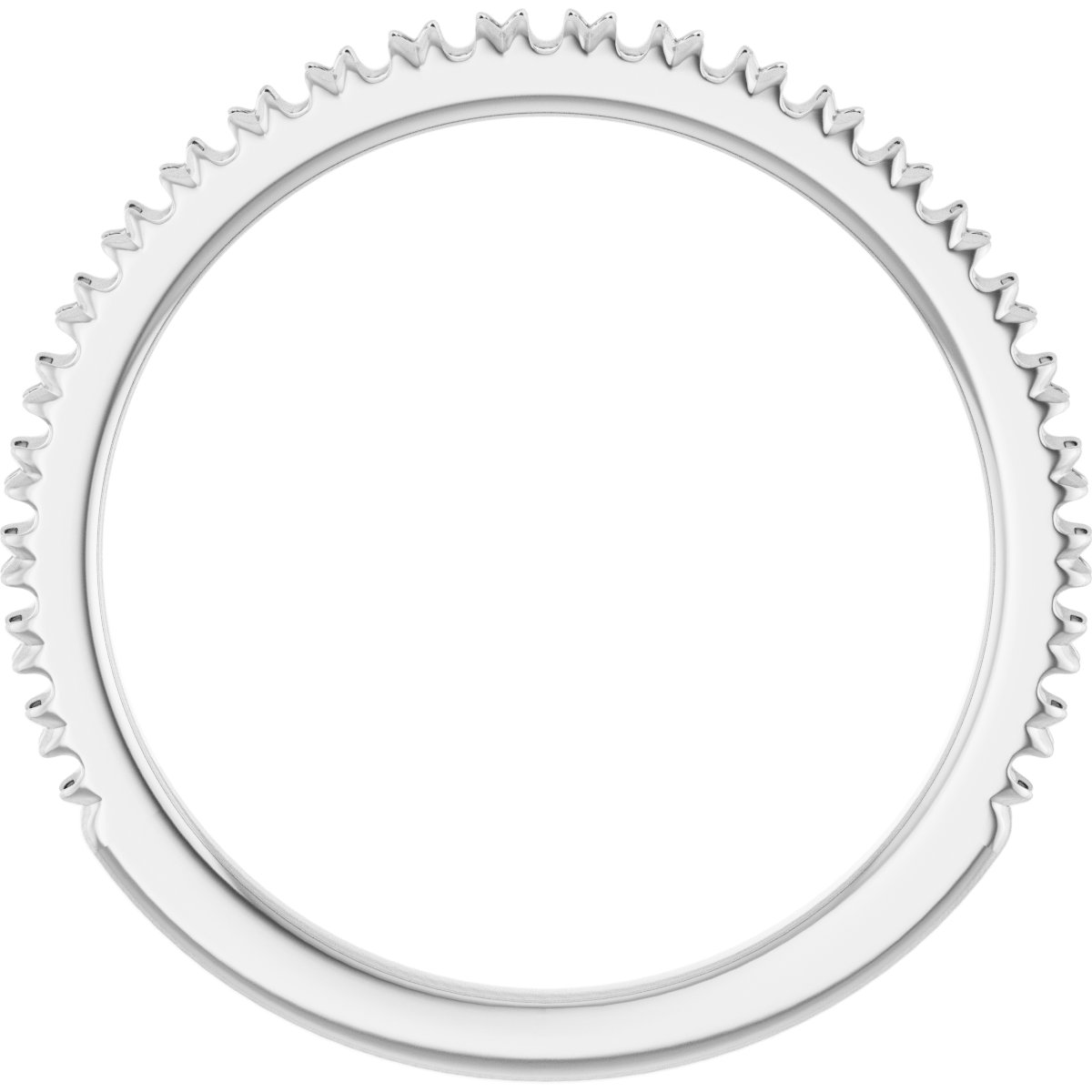 Band Mounting for 8.5x6.5 mm Oval Ring view 2