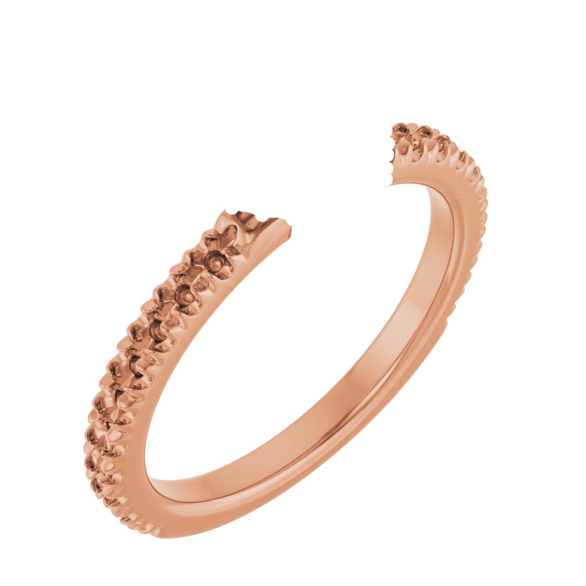Double-Claw Hidden Halo-Style Engagement Ring