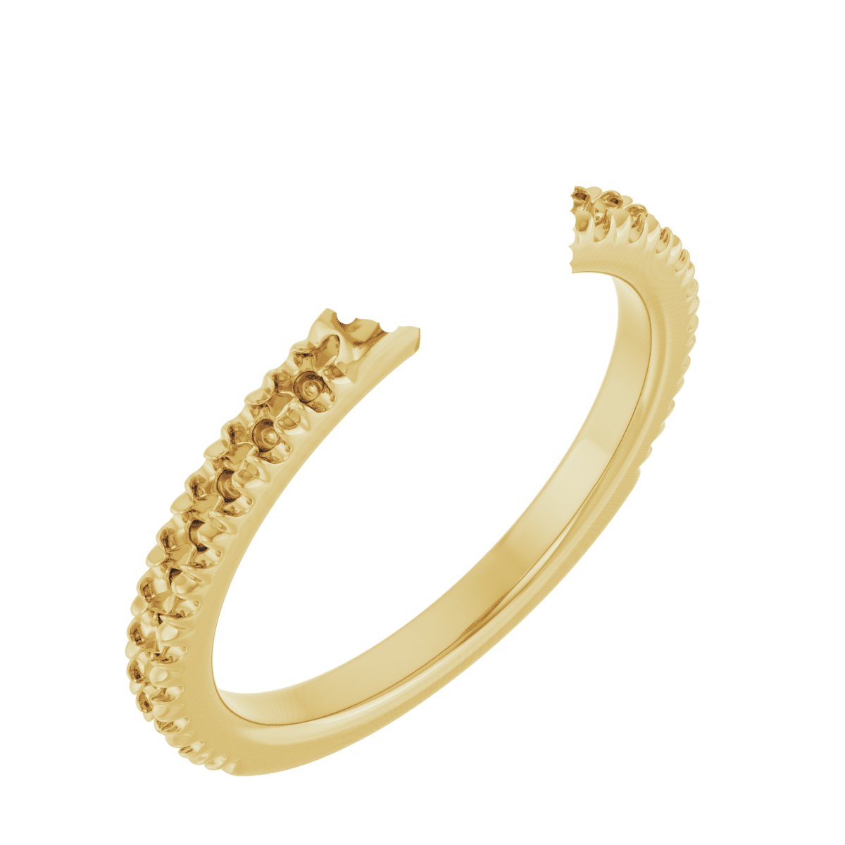 Double-Claw Hidden Halo-Style Engagement Ring