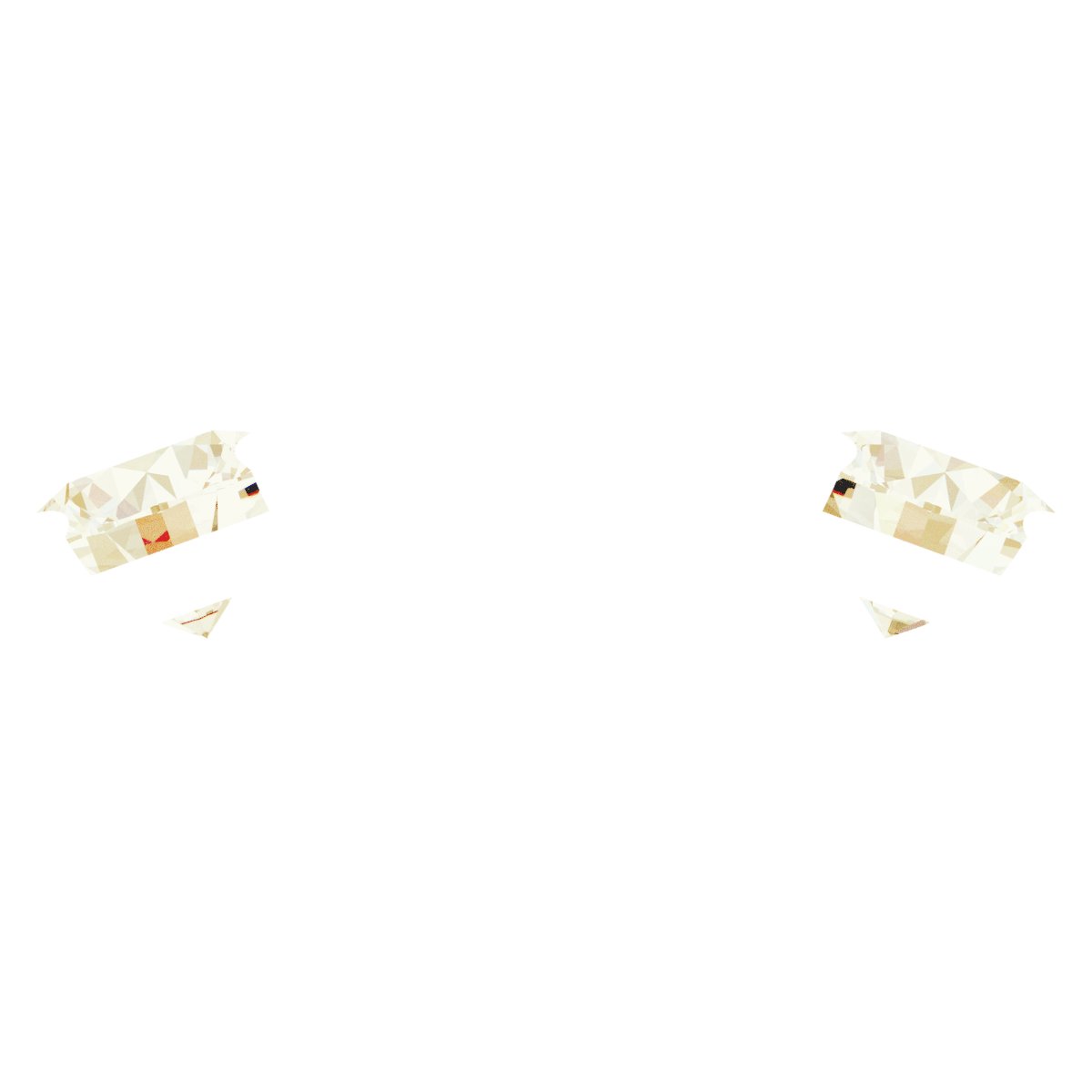 14k Yellow Gold 8x6 Mm Elongated Cushion 3/4 Ctw Lab-grown Diamond Semi-set Three Stone Shank Settin
