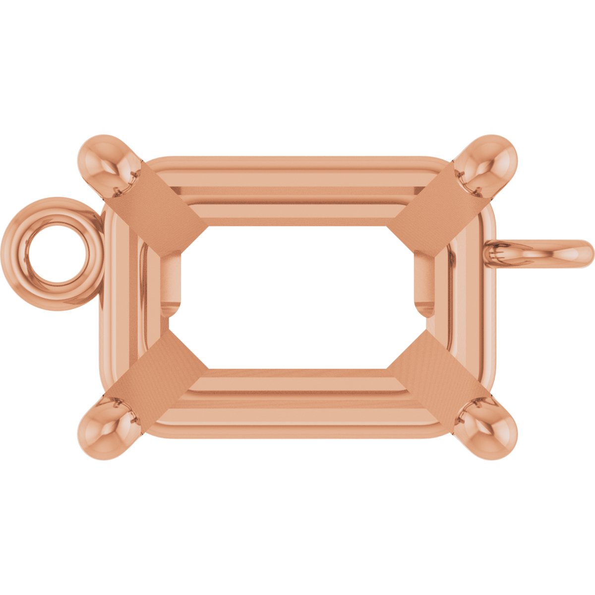 Emerald 4-Prong Basket Link