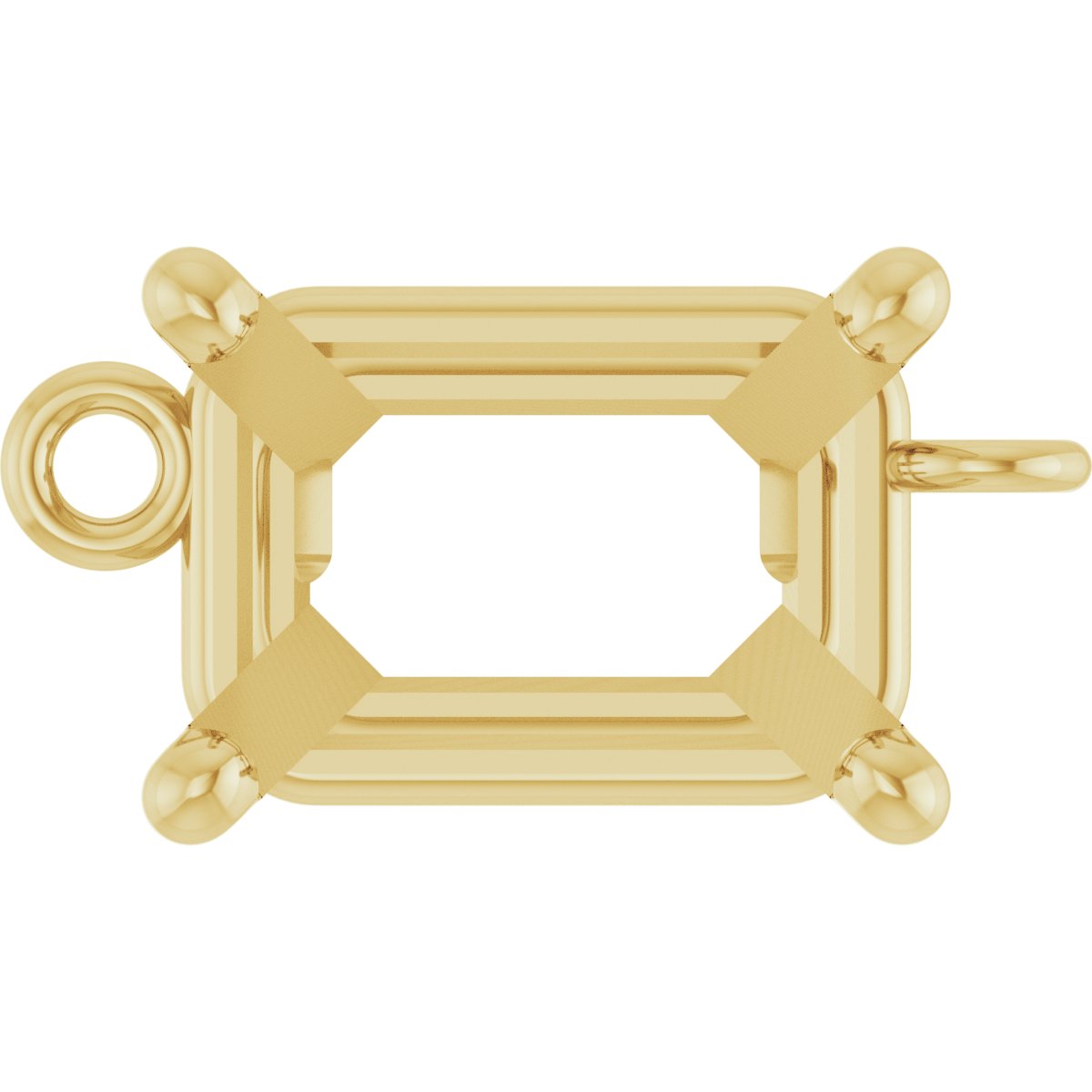 Emerald 4-Prong Basket Link