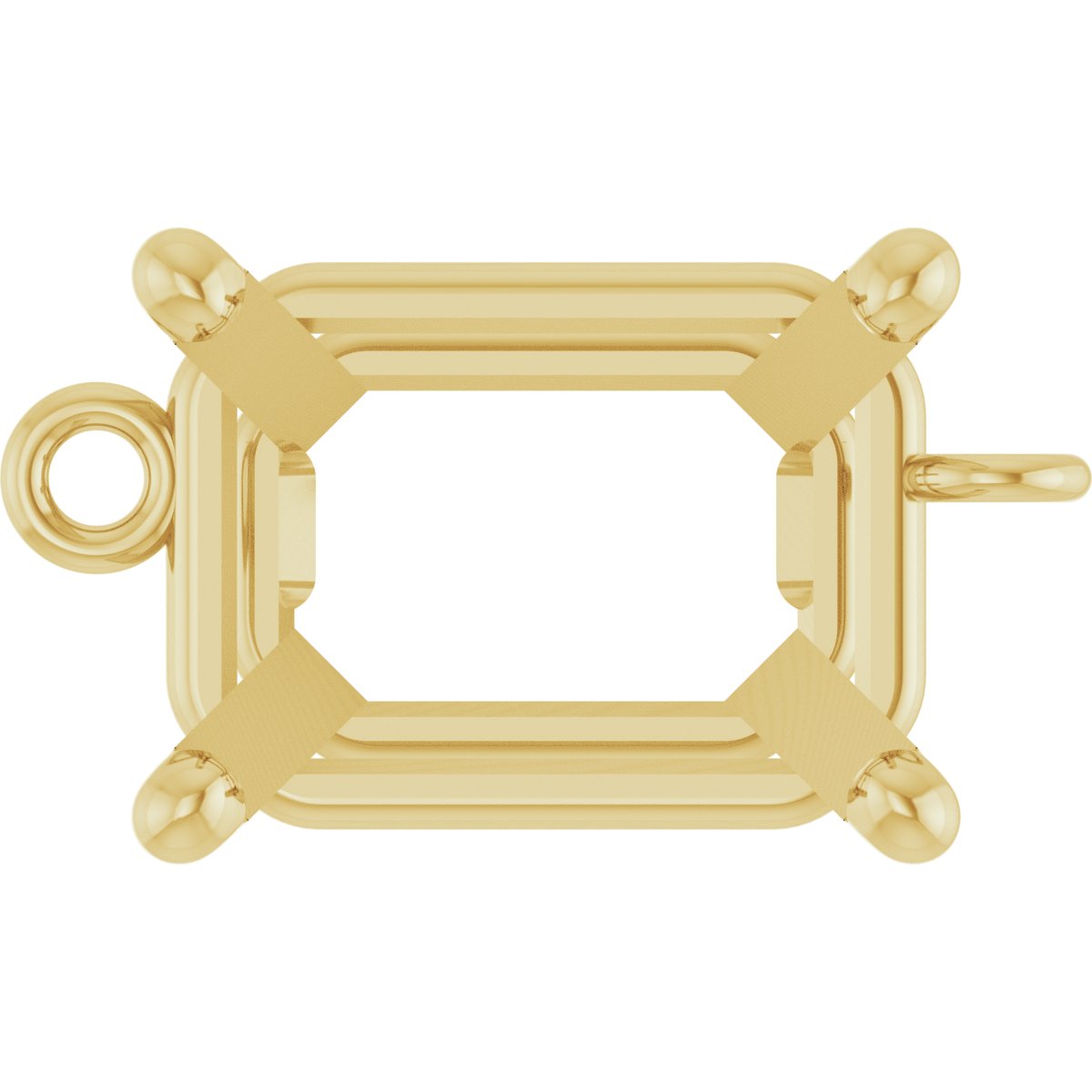 Emerald 4-Prong Basket Link