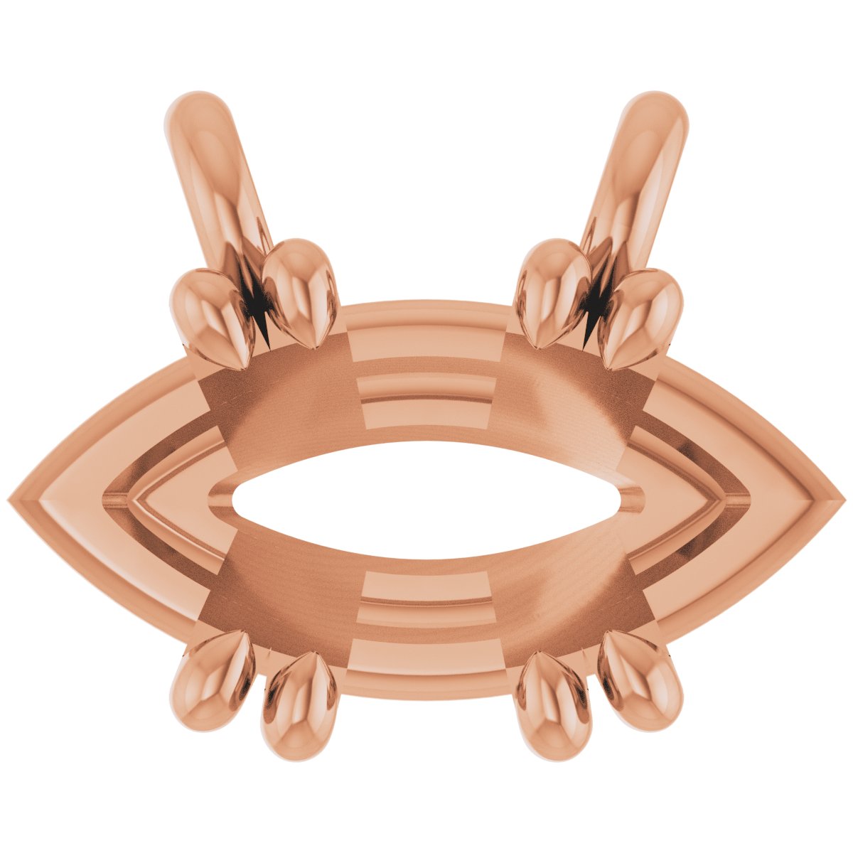 Double-Claw Solitaire Necklace Center