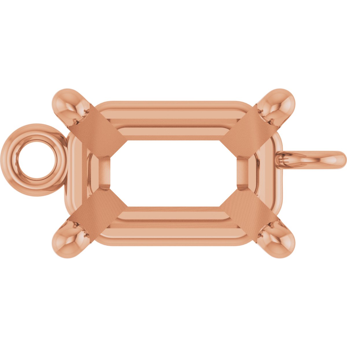Emerald 4-Prong Basket Link