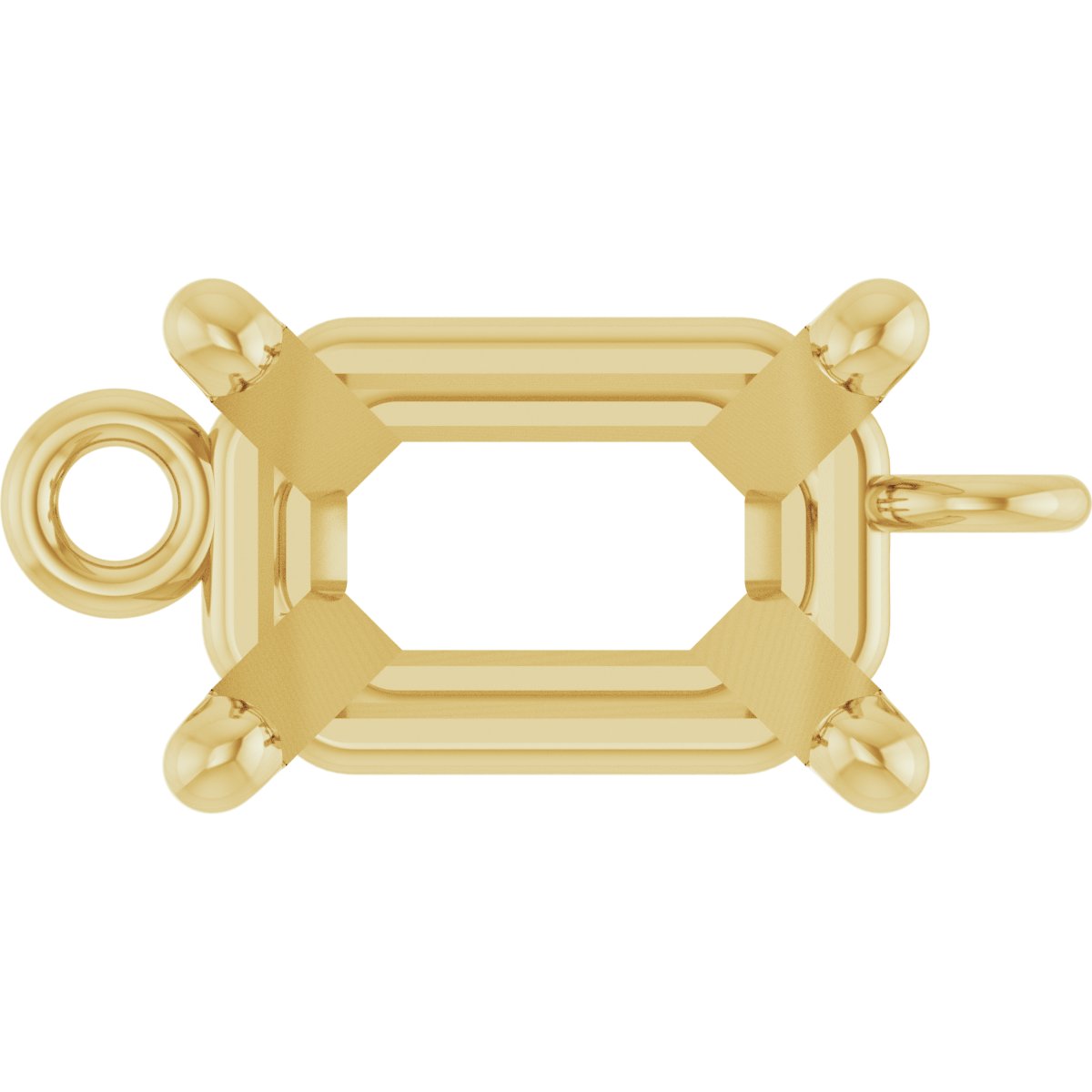 Emerald 4-Prong Basket Link