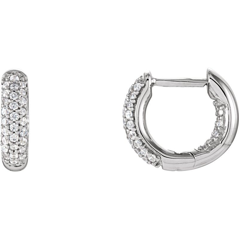 Inside-Outside Huggie Hoop Earrings