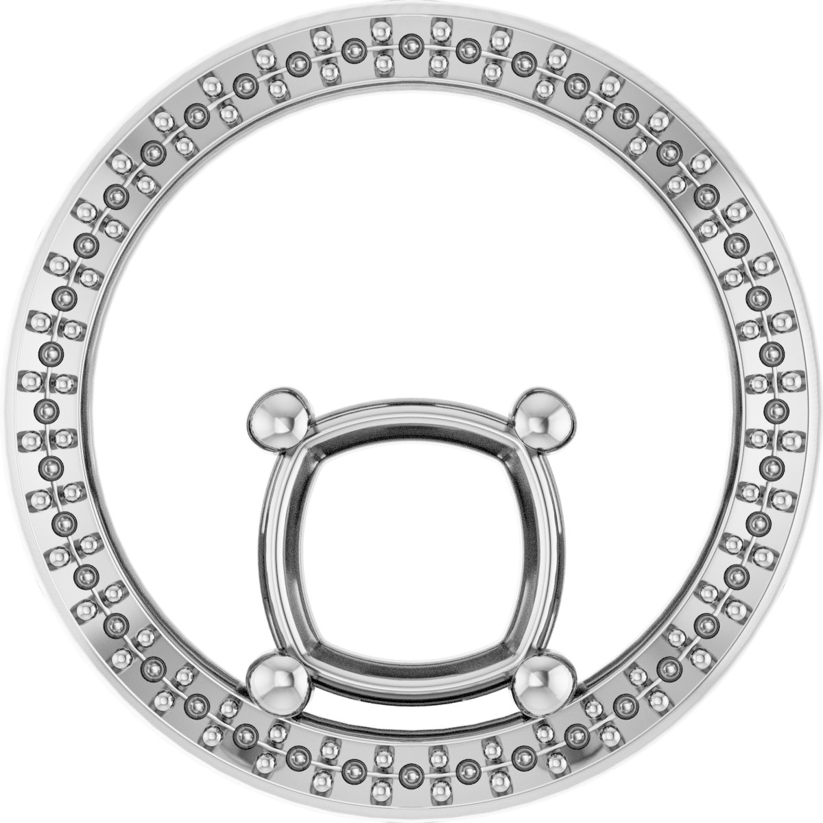 Accented Circle Pendant