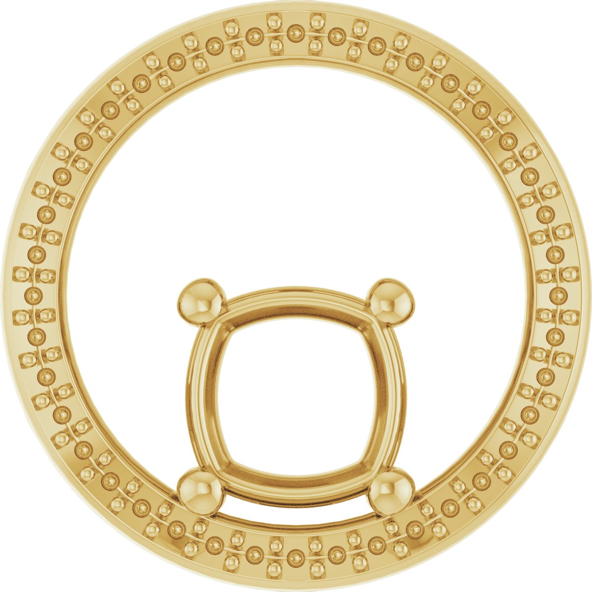Accented Circle Pendant
