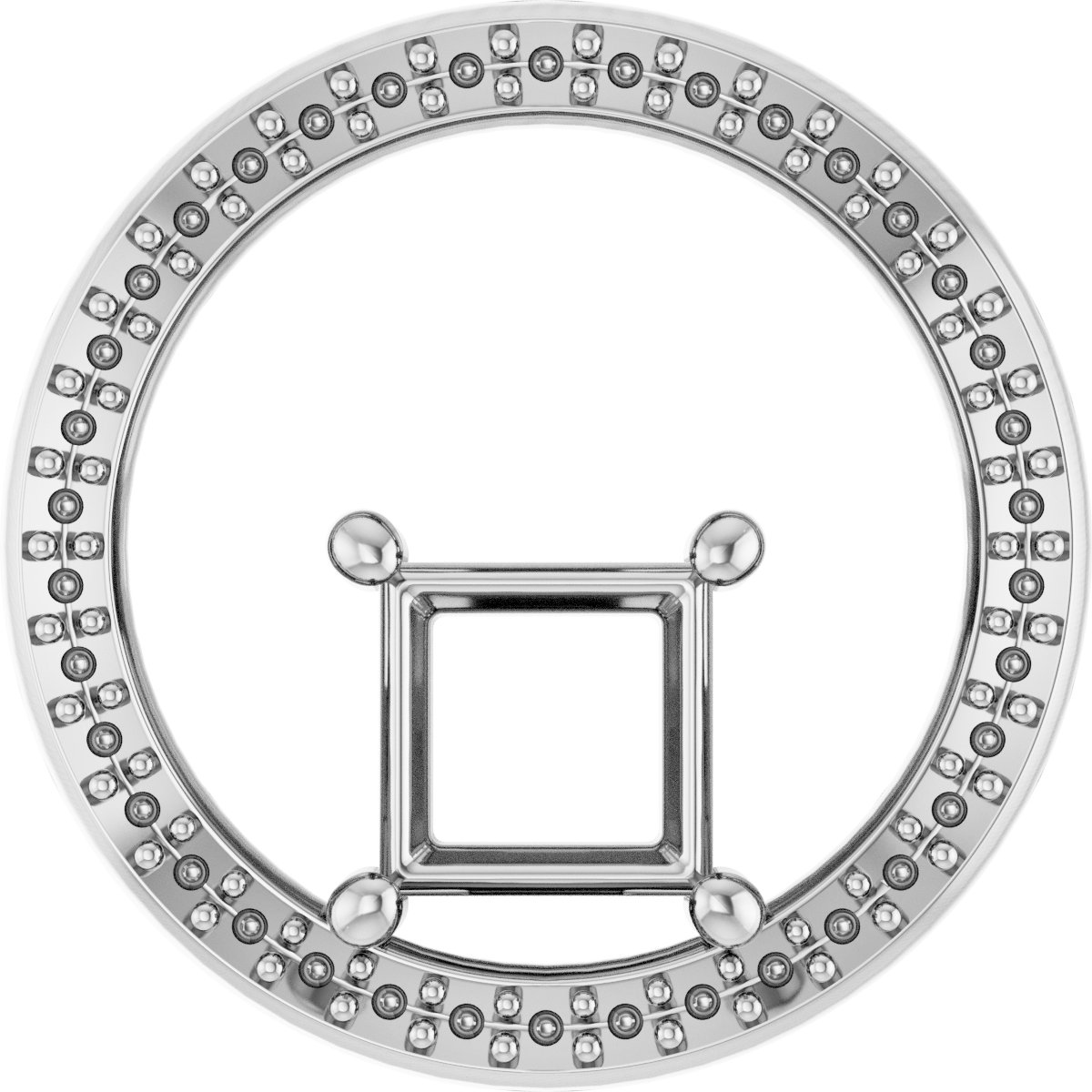 Accented Circle Pendant