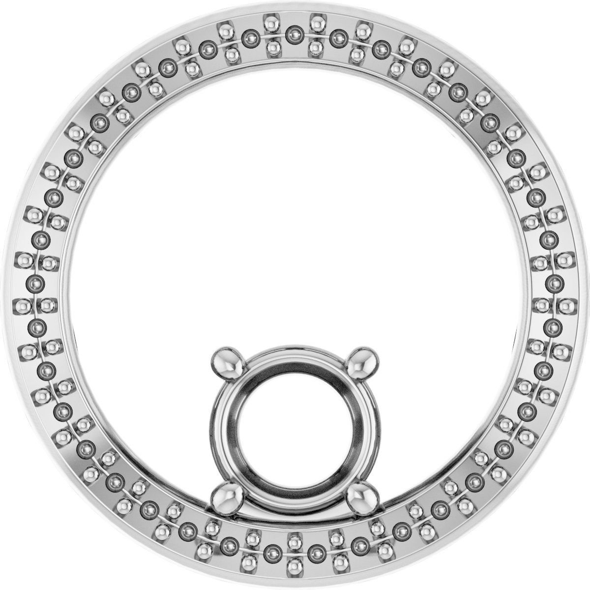 Accented Circle Pendant
