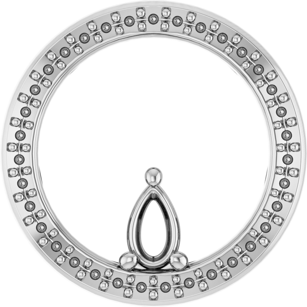 Accented Circle Pendant