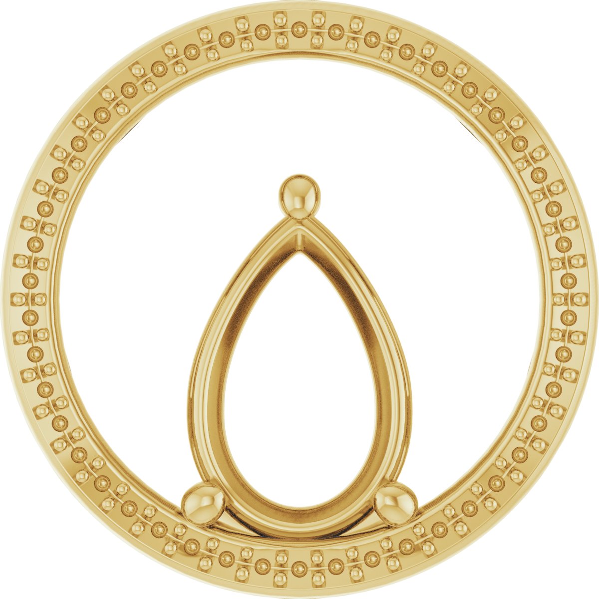 Accented Circle Pendant