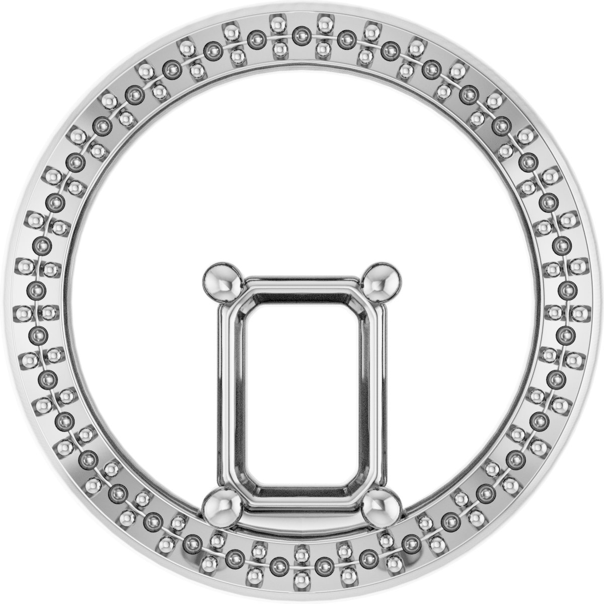Accented Circle Pendant