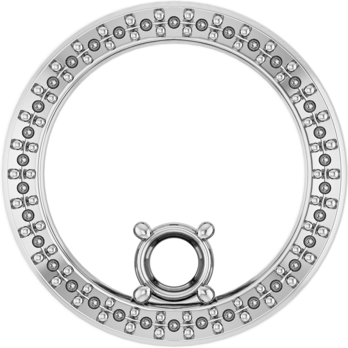 Accented Circle Pendant