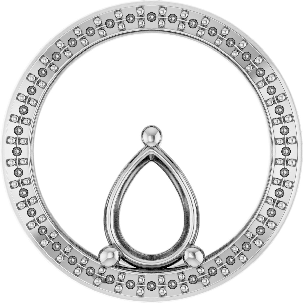 Accented Circle Pendant