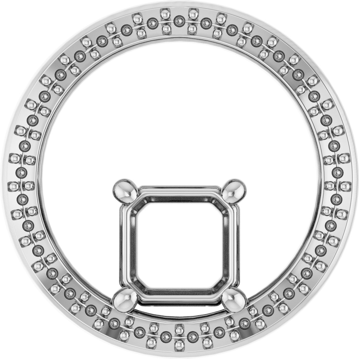 Accented Circle Pendant