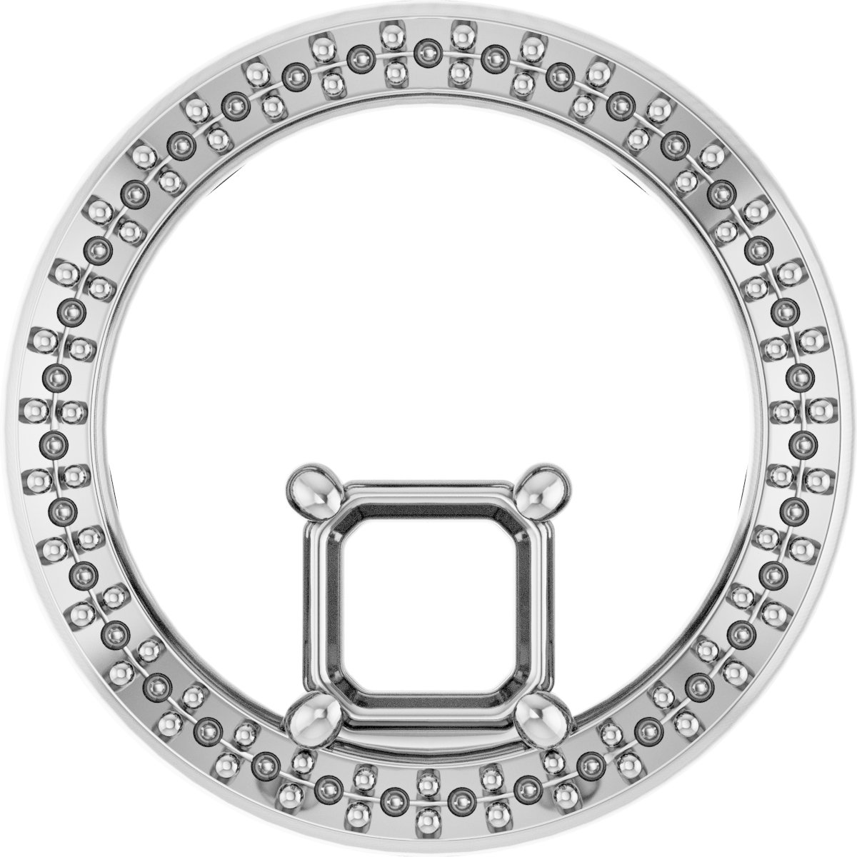 Accented Circle Pendant