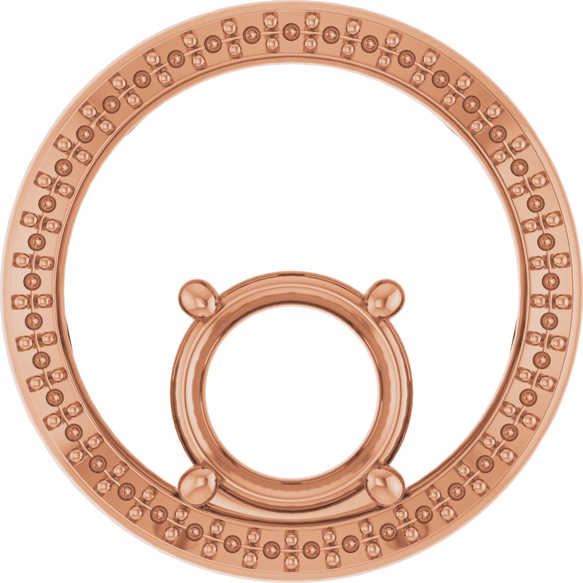 Accented Circle Pendant