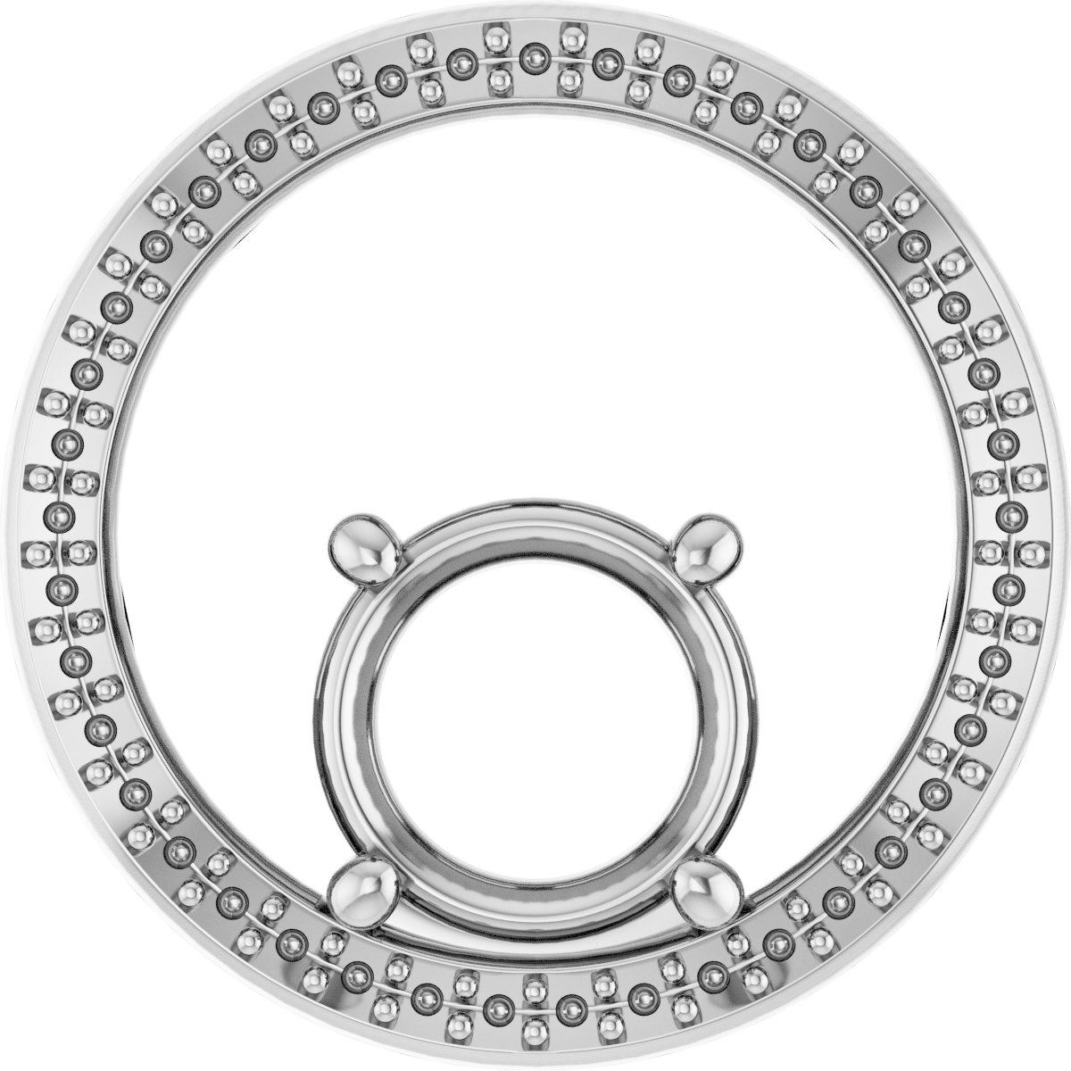 Accented Circle Pendant