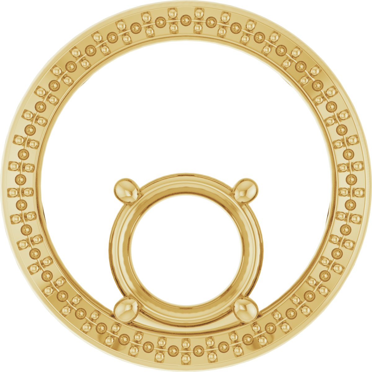 Accented Circle Pendant