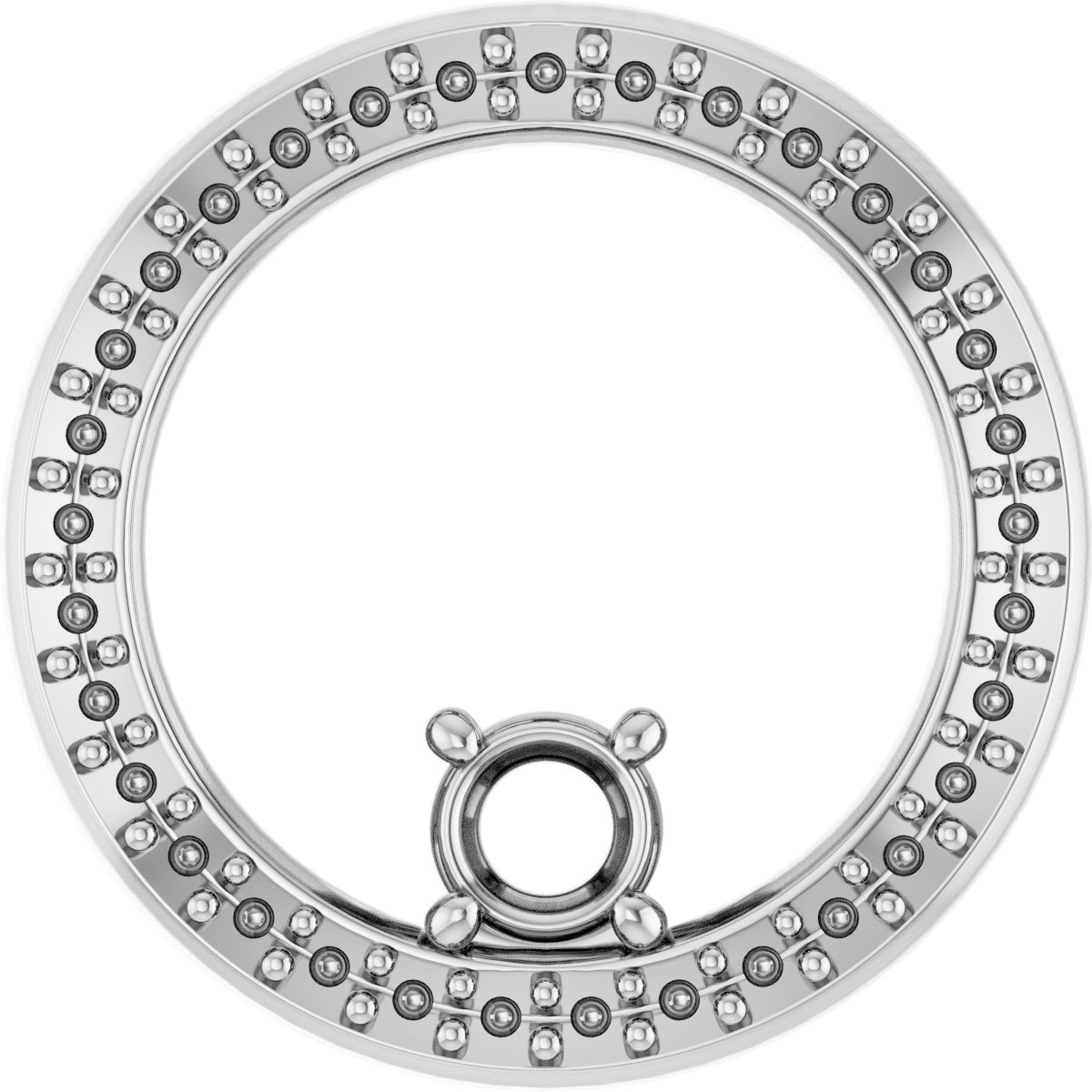 Accented Circle Pendant