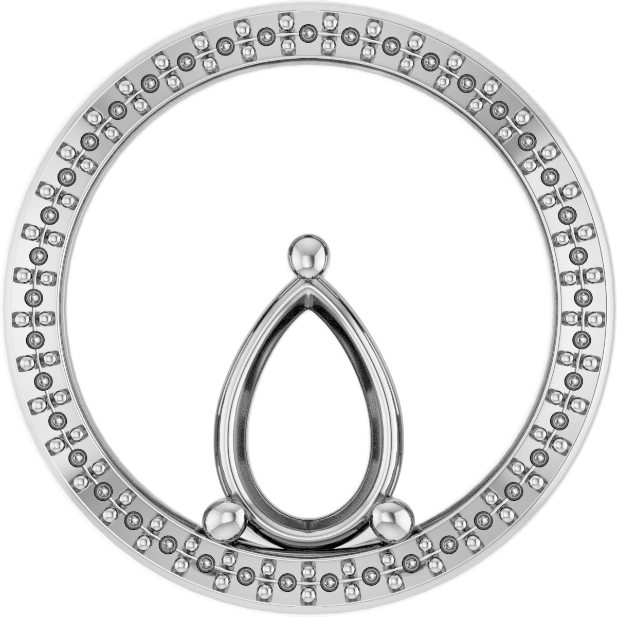 Accented Circle Pendant