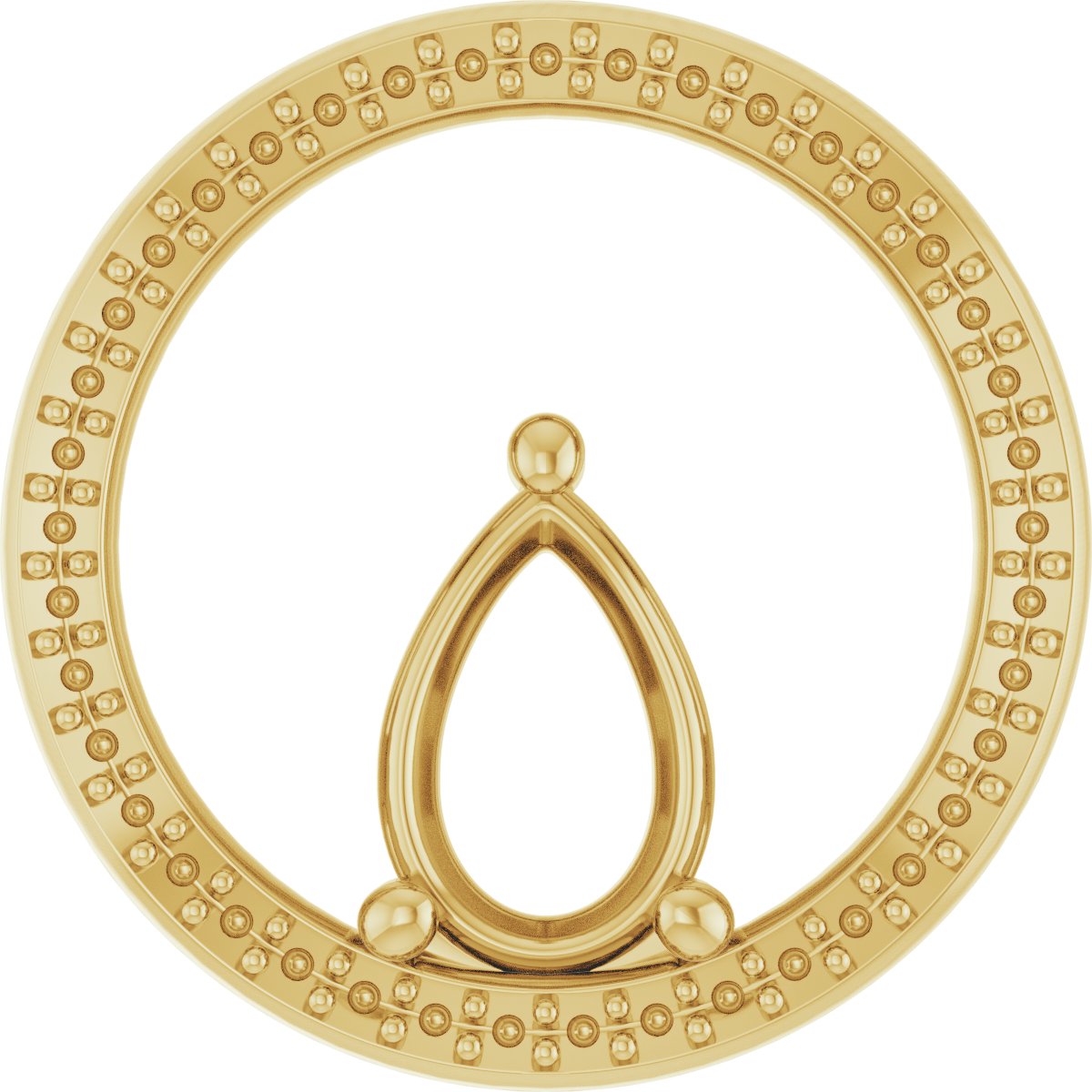 Accented Circle Pendant