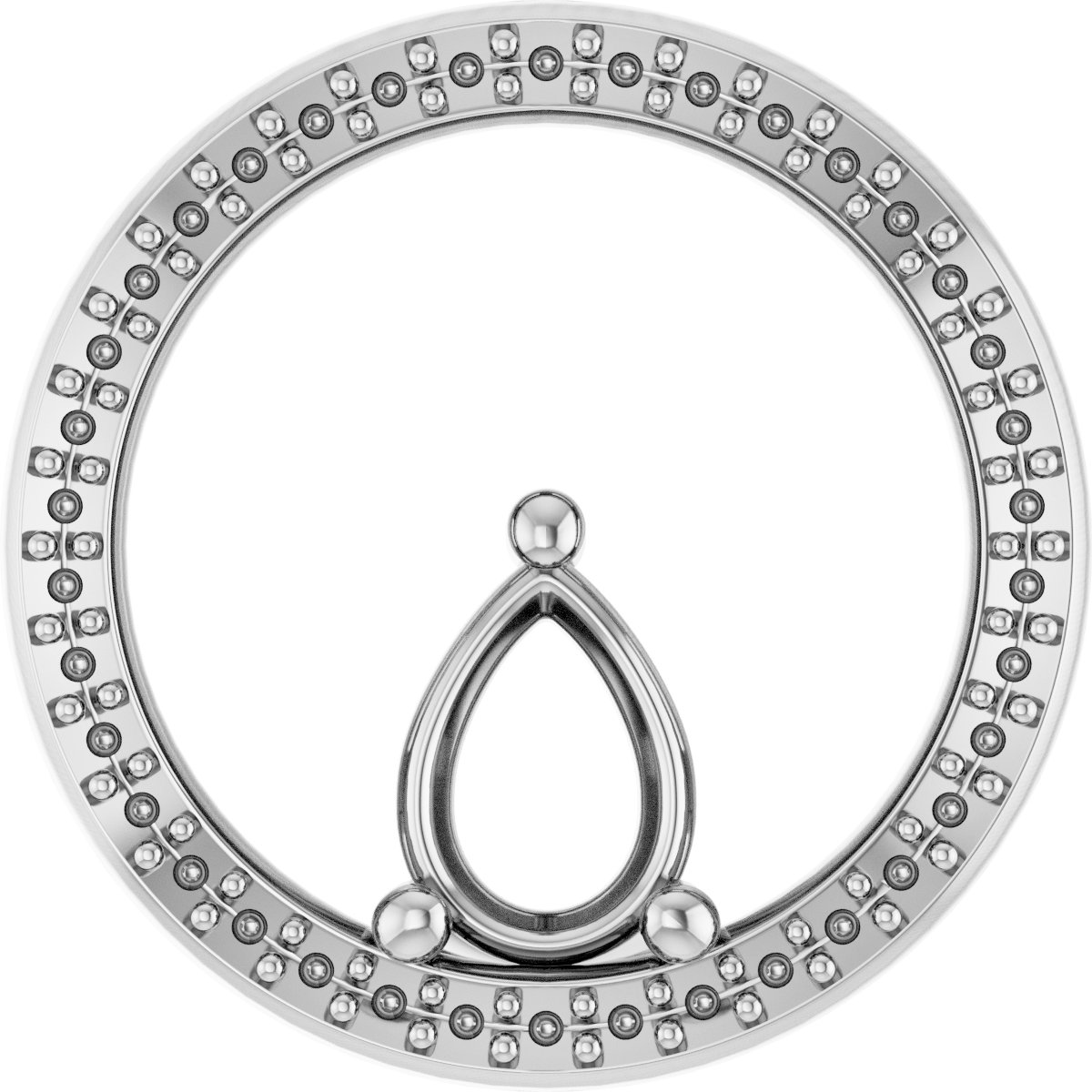 Accented Circle Pendant