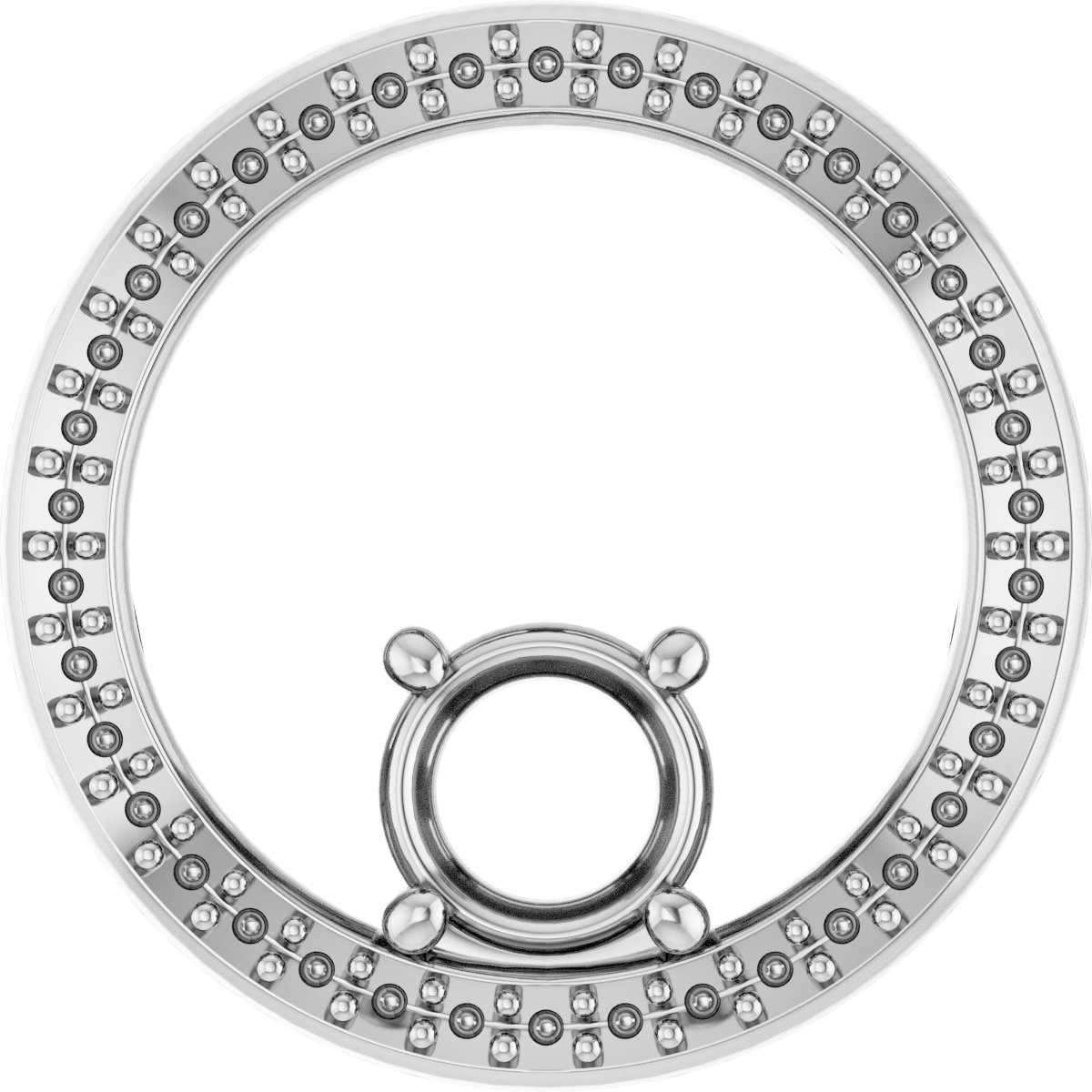 Accented Circle Pendant