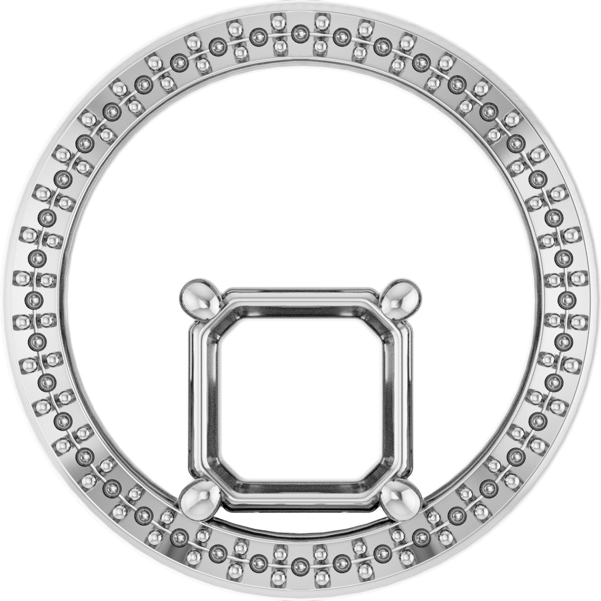 Accented Circle Pendant
