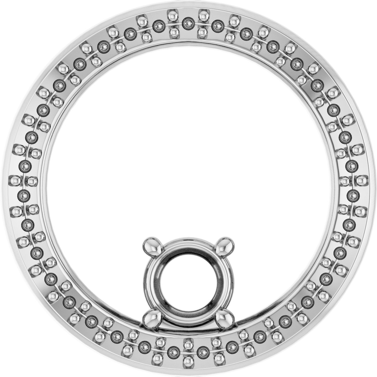 Accented Circle Pendant