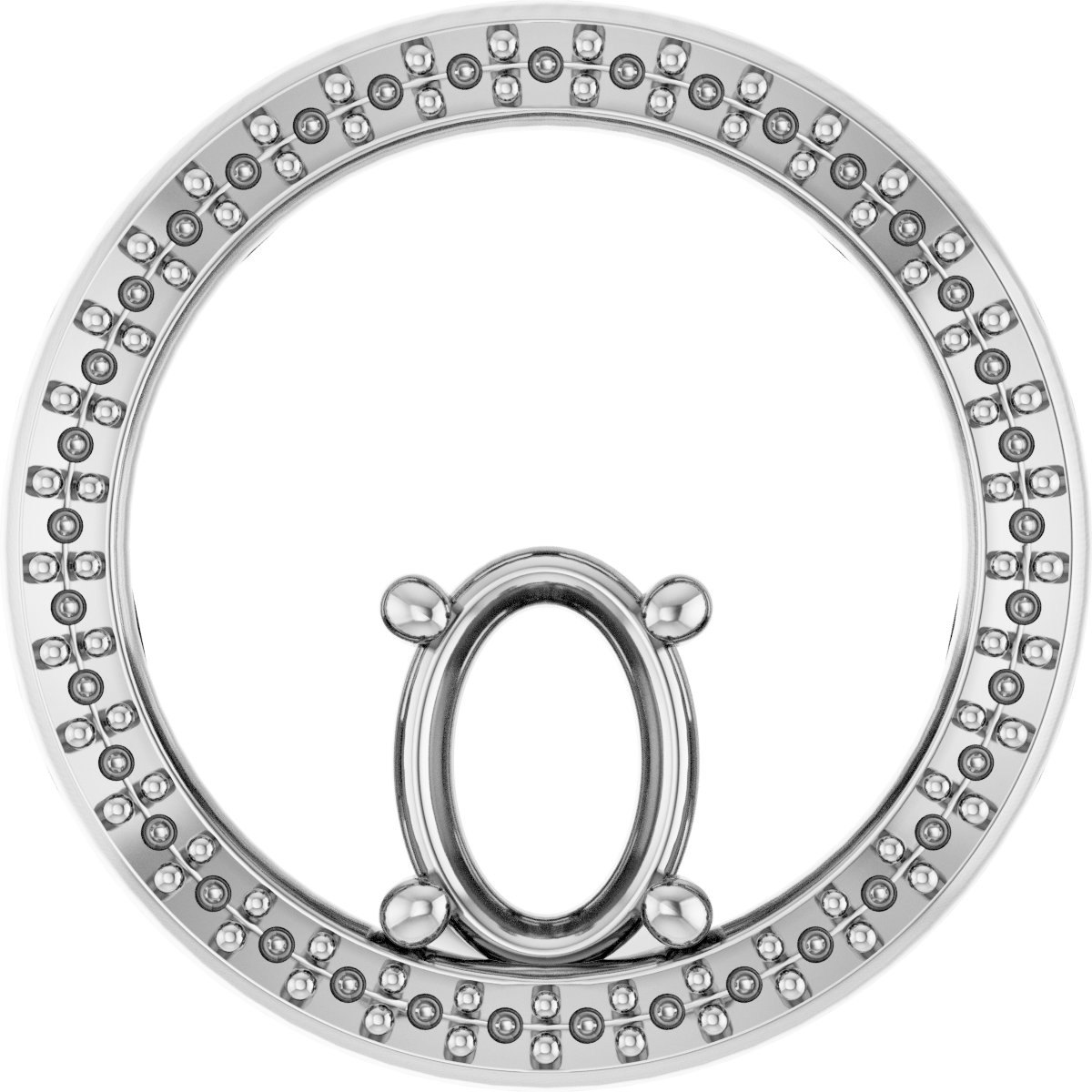 Accented Circle Pendant