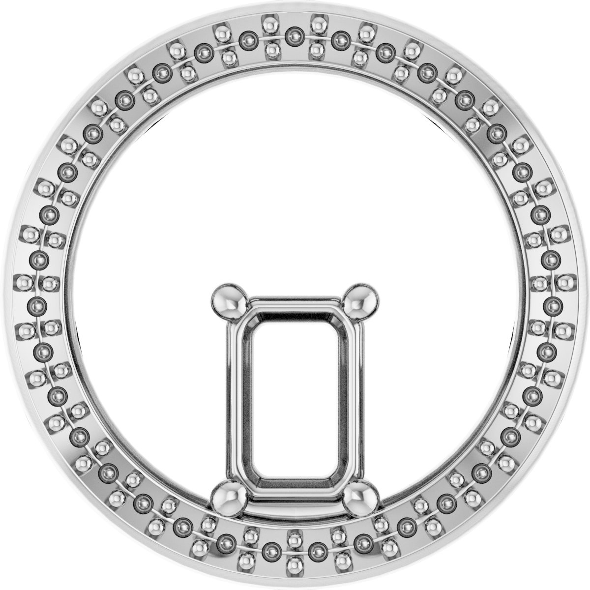 Accented Circle Pendant