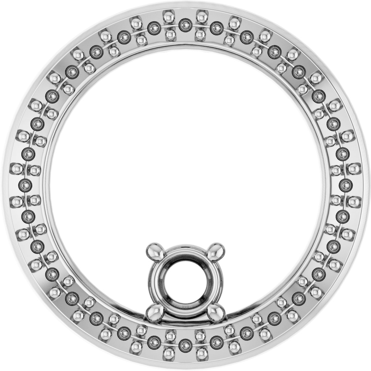 Accented Circle Pendant