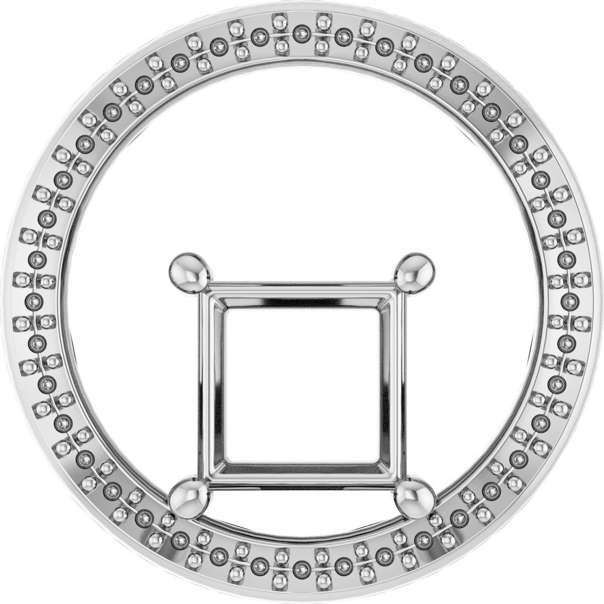 Accented Circle Pendant