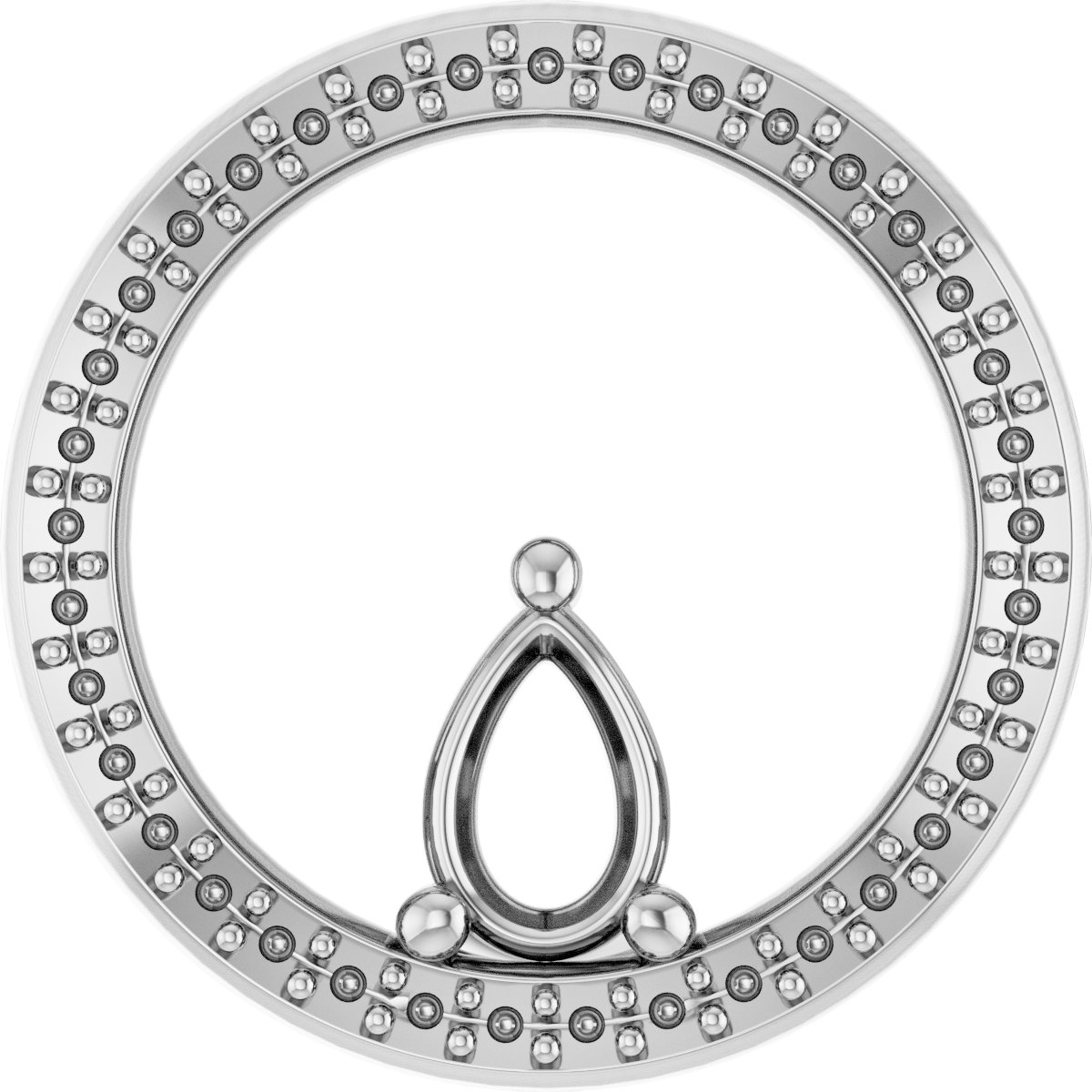 Accented Circle Pendant