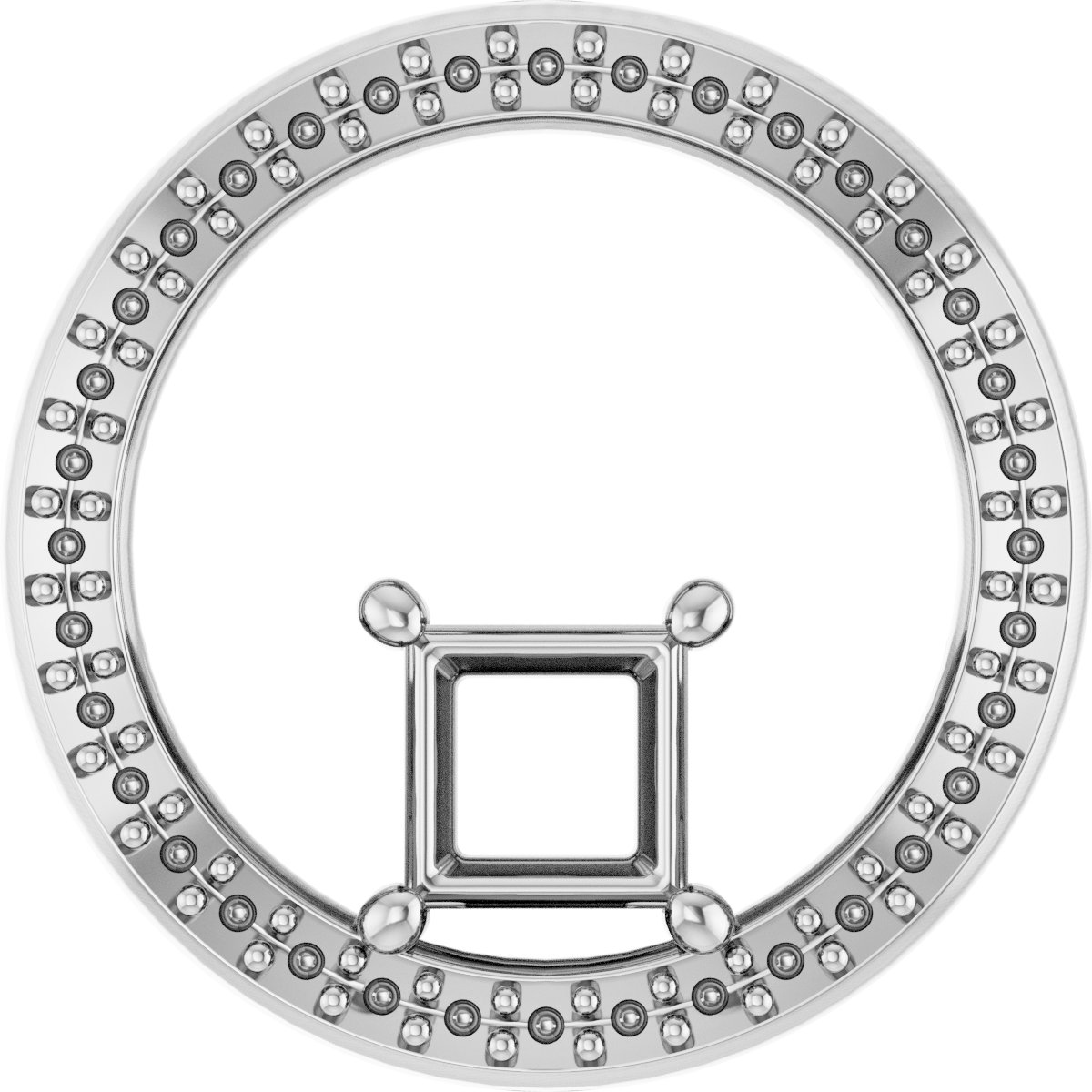 Accented Circle Pendant