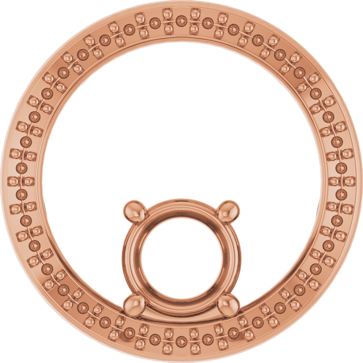 Accented Circle Pendant