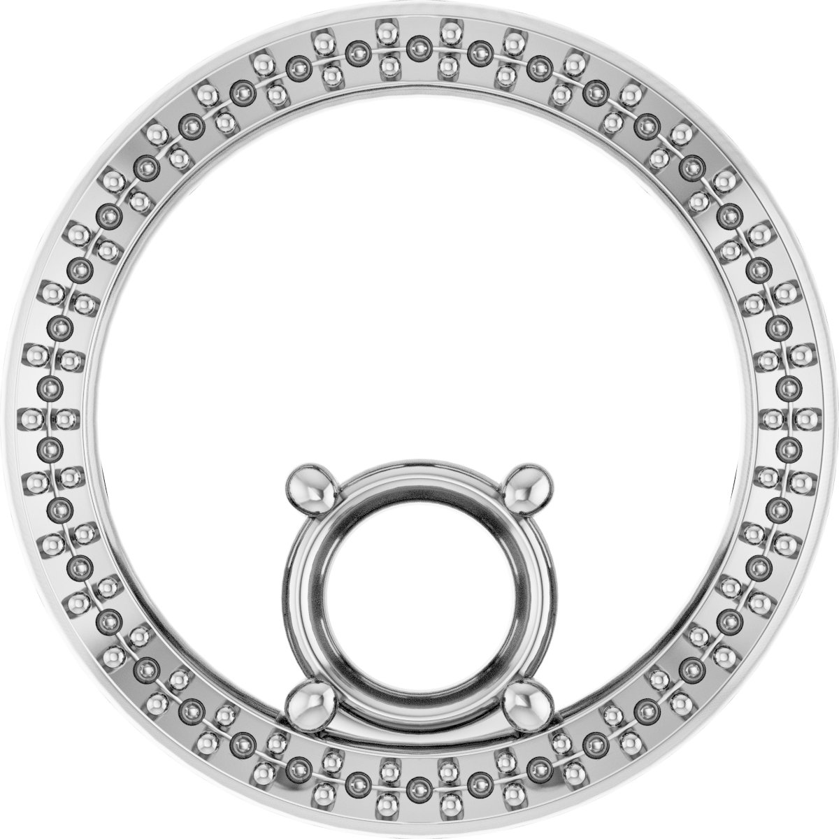 Accented Circle Pendant