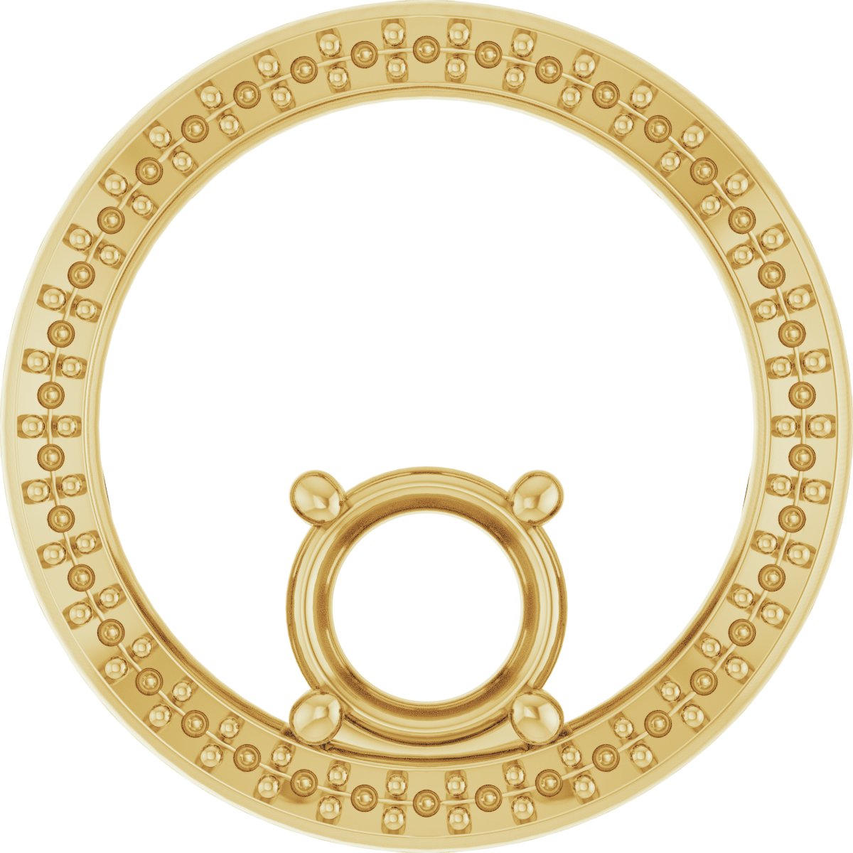 Accented Circle Pendant