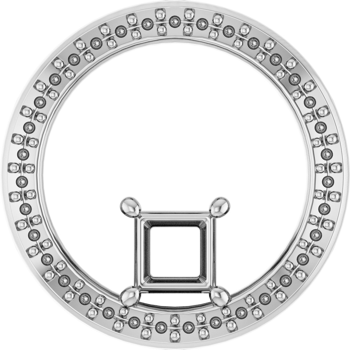 Accented Circle Pendant