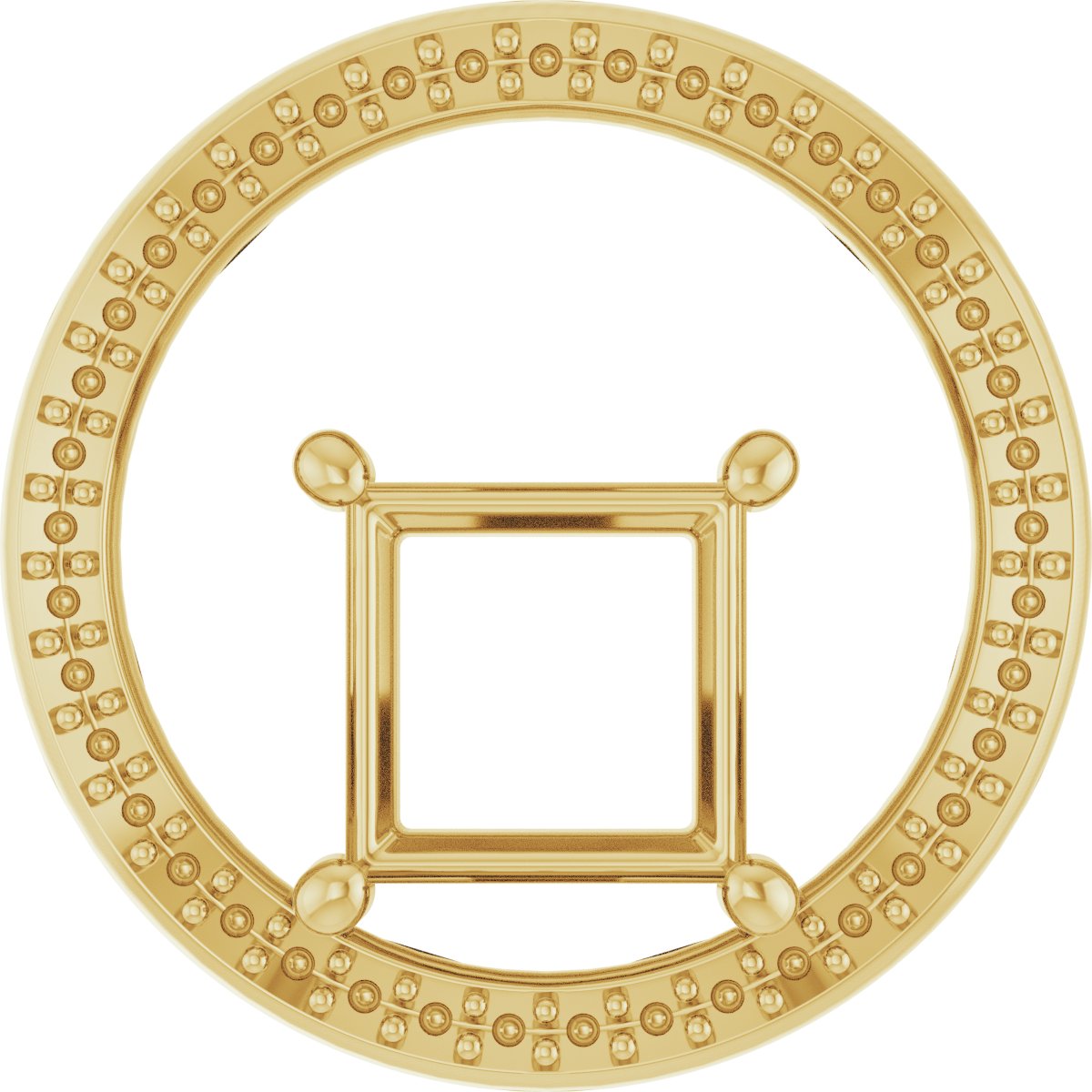 Accented Circle Pendant